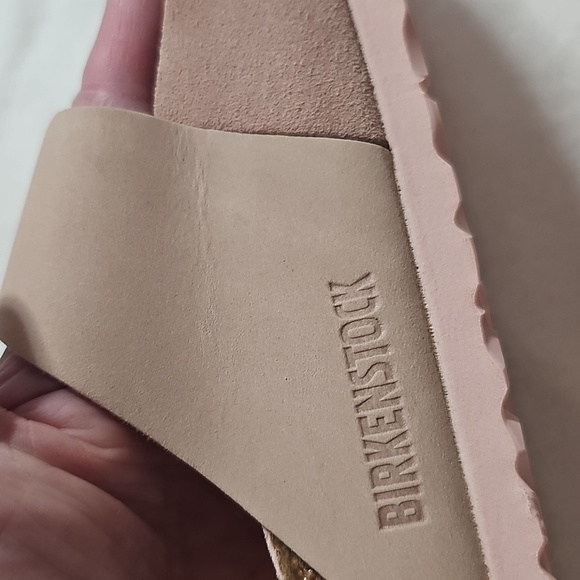 Birkenstock Arizona SplitNubuck/Suede LeatherBlush Pink Sandals Size 41 - Picture 14 of 15